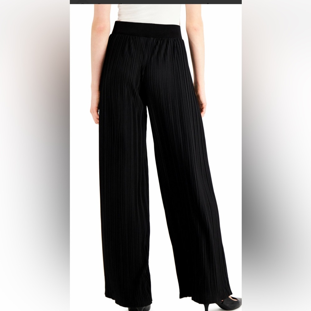 Gently used Ashley Stewart long pleated black pants SIZE 12